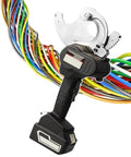 Beast Mode Rechargeable Ratchet Cable Cutter For Copper Aluminum And Armored Cables Up To 95Mm with colorful cables in background