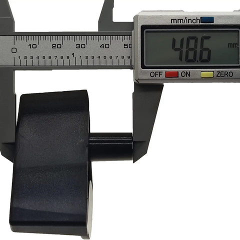Right Side Accelerator Control Knob For Big Joe EP Electric Pallet Truck Replacement Part 1120-340005-00 measured with caliper, showing size.