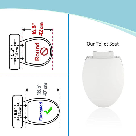 Knockout Quality Elongated Toilet Seat Replacement With Buttery Smooth Soft Close Lid That Quietly Closes To Skip Loud Slamming For A Quick No Sweat Bathroom Upgrade