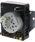Dryer Timer Replacement For Whirlpool Maytag KitchenAid JennAir Amana Magic Chef Admiral Norge Roper Direct Fit No Fuss Replacement AP6016540 W10185981 1481704 PS11749830 High Quality showing side view with connectors