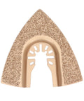 Single semicircle blade from Oscillating Saw Blade Set for Tile and Marble Brazed Emery Multitool Blades 3 Piece