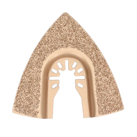 Single semicircle blade from Oscillating Saw Blade Set for Tile and Marble Brazed Emery Multitool Blades 3 Piece