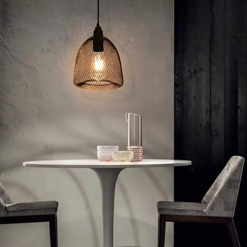 Battery-Powered Hangin Light With 6 Hour Timer For Outdoor Indoor Use Waterproof Pendant Chandelier Lantern In Retro Metal Black Finish Warm White Glow Perfect For Gazebo Porch Garden Patio hanging over round table