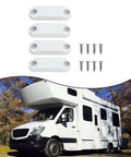 4-pack RV baggage door holder latch keep doors open with screws, for camper, travel trailer, fifth wheel storage compartments, durable construction