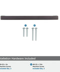 Oil Rubbed Bronze Cabinet Pull Monument Collection 5-1/16 Inch Center-To-Center with installation hardware included