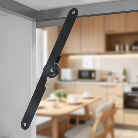 180 Degree Rotatable Lid Hinges, 9 Inch Folding Hinges, Beefed Up Heavy Duty Reinforced 4 Pack For Toolboxes Chests And Storage Lids, Durable Steel Construction With Smooth Operation on a lid