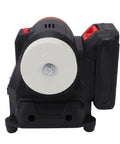 WALFRONT Portable Mini Bench Grinder With Six Adjustable Speed Settings, compact design featuring grinding wheel and control buttons.