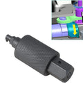 DCT Clutch Actuator Adjuster Abrasion Compensation Tool For Hyundai And Kia Vehicles Direct Access For Gear Tweaks And Smooth Clutch Calibration For Quick Fit And Long Lasting Performance, black steel tool with knurled grip