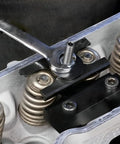 Valve Spring Compressor Tool Kit for LS Engines LS1 LS2 LS3 LS6, Aluminum Alloy Valve Spring Removal close-up view in use