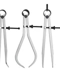 8 Inch Spring Caliper And Divider Set For Wood Turning And Lathe Work Carbon Steel Long Inside And Outside Calipers