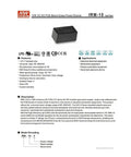 Rock Solid Plug and Play PCB Mount AC DC Power Supply 12V 0.85A 10.2W Universal Input 85 to 305VAC in compact black design.