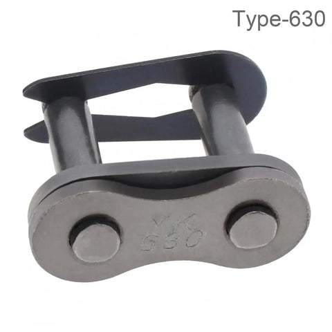 Top Tier 5 Piece Heavy Duty Chain Master Link Kit For 420 And 428 Roller Chains With Quick Install Clip Connectors, type 630 link.