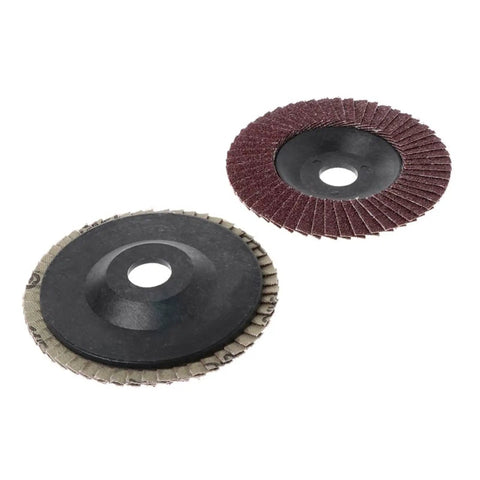 Two discs from Six Pack 100 mm Polishing Wheel Disc Set For Grit Angle Grinder And Wood Lathe Chuck Adapter Fits Mainstream Spindle Threads CNC