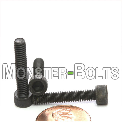 Eight Thirty Two By Seven Eighth Inch Socket Head Cap Screws With Tough As Nails Alloy Steel and Corrosion Resistance black oxide finish