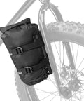 VersaCage Adventure Cage With Adjustable Mounting System And VersaMount Clamps And Straps For Dry Bags Sleeping Bags On Fork
