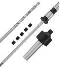 Pen Mandrel Bundle For Woodturning Lathe With Mandrel Saver, 2MT Taper includes drill bit, bushings, and mandrel components