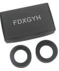 Two Pack Soft Rubber Eyepiece Covers And Eye Cup Guards For 32 To 36 Millimeter Stereo Microscopes And Telescopes Blocks Stray Light Boosts Comfy Fit Durable Rubber, black 2-pack