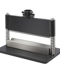 Front view of 12-Inch Press Brake Attachment for 12-20 Ton Hydraulic Press, 0-90 Degree Adjustable Metal Bender, Pro-Grade.