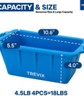 Heavy Duty Flexible Silicone Ice Molds For Ice Baths Making Up To Eighteen Pounds Of Instant Chill shown in blue with dimensions.
