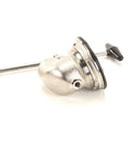 Genuine Oem Rear Outlet Drain Ball Valve For Commercial Dishwashers Heavy Duty Stainless Steel Replacement Parts 26985 side view with handle
