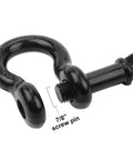 Three Quarter Inch D Ring Shackle Two Pack Beefy Heavy Duty Tow Shackles With Twenty Eight Point Five Ton Break Strength open view