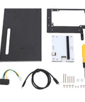 Solid Egpu Enclosure Dock With Thunderbolt 3 4 USB4 Support PCIE 16X graphics components including metal frame, connectors, and tools.