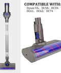 Soft Roller Cleaner Head For V6 DC58 DC59 DC61 DC62 DC74 Cordless Vacuum Cleaners, Hard Floor Attachment