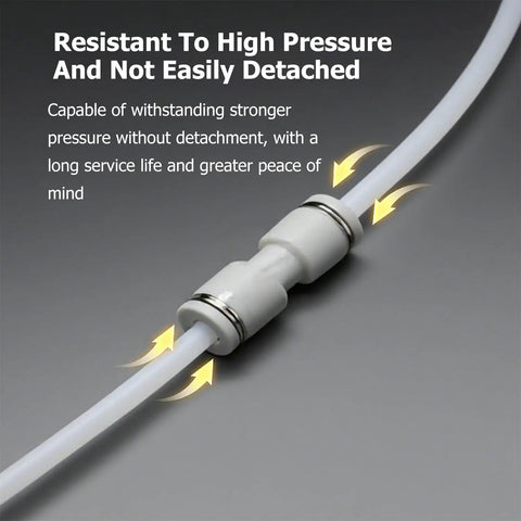 No Sweat Must Have Heavy Duty Magnetic AMS Tubing Connector For Bambu Lab P1P P1S X1 X1C X1E 3D Printers close-up of high pressure resistant connector.