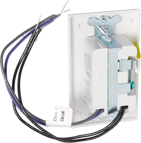 Back view of Wall Mount Motion Sensor Switch With Dual Technology PIR Occupancy Sensor Dimming And Dusk To Dawn Photocell White WSX Series