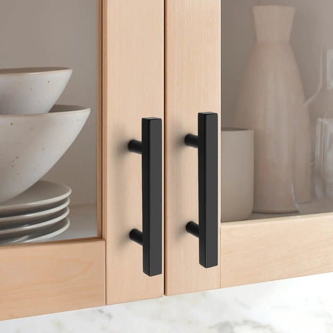 Straight Up Killer 12 Pack Square Cabinet Pulls In Matte Black 3 Inch Center To Center Drawer Handles Made From Tough Stainless Steel For Epic Kitchen And Farmhouse Bath Renovations