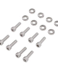 Stainless Steel Exhaust Manifold Screw Set For Ski Doo 600 HO And 800 Twin Engines M6 X 20mm Bolts With Lock Washers