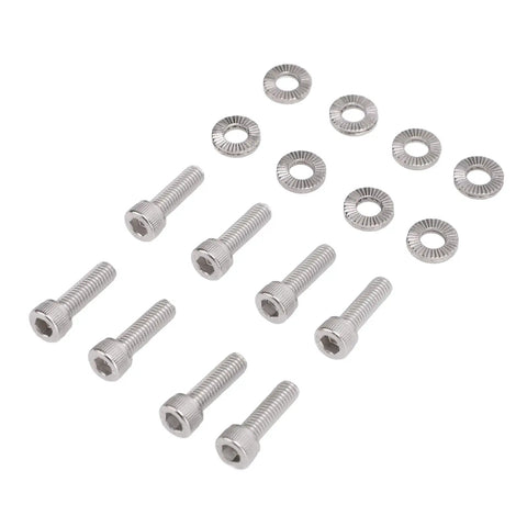 Stainless Steel Exhaust Manifold Screw Set For Ski Doo 600 HO And 800 Twin Engines M6 X 20mm Bolts With Lock Washers