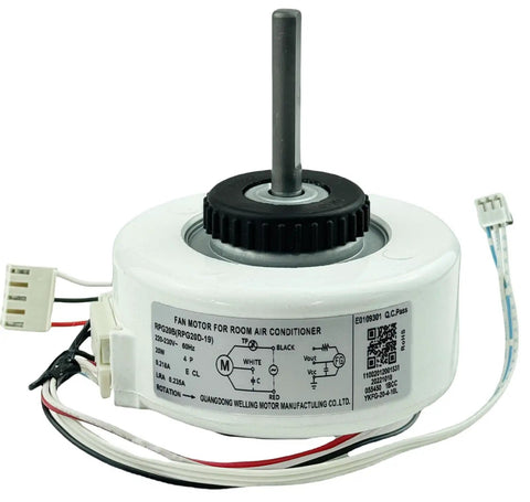 Plug And Play Indoor Air Conditioning Fan Motor For Midea Units, Brushless DC, 208-230V 60Hz 20W 0.218A, motor view