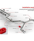 Heavy Duty Muffler Hanger Mount With Reinforced Exhaust Bracket And Rubber Isolator For Vibration Absorber Kit Tail Pipe Lifting Ear Bushing 73mm Throat To Keep Your Ride Smooth And Stable. red rubber isolator on exhaust bracket, 73mm throat