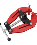 Heavy Duty Adjustable Pipe Alignment Clamp With Quick Acting Dual Handle Screws For Precise Welding And Perfect Fit On 2 To 6 Inch Pipes