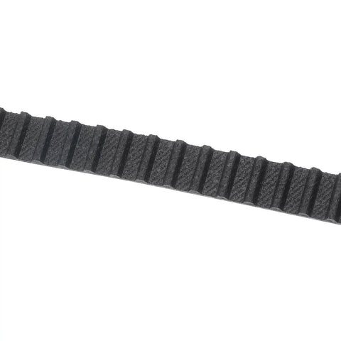 3 Pack 142XL Timing Belts With 71 Teeth, 0.37 Inch Width, 0.20 Inch Pitch, Trapezoidal Tooth Profile, Rubber Geared Cogged Belt With Fiberglass Cords For Real Deal Power Transmission close-up