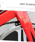 Close-up of installation of Four Pack Felt Brake Pads For Exercise Bikes Heavy Duty Quiet Braking Blocks