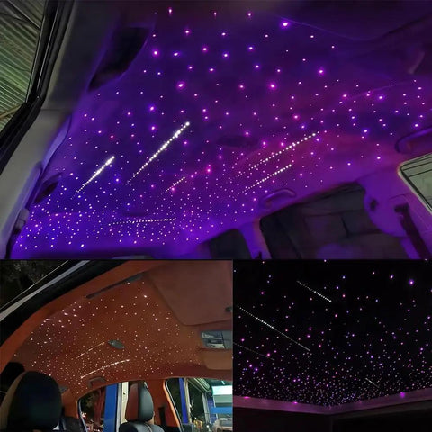 Shooting Star And Twinkle Fiber Optic Lights Kit For Home And Car Use Meteor App Controlled Music Activated Star Ceiling