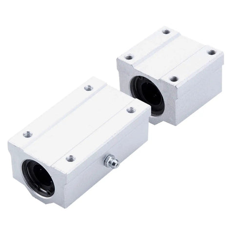 2Pcs Linear Motion Bearing Slides Set For CNC And DIY 3D Printer Builds SCS8LUU SCS10LUU SCS12LUU SCS16LUU SCS20LUU High Precision Guide Rails For Smooth Accurate Motion aluminum linear bearing blocks