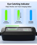 Portable EV Charger Type 2 To Type 1 Cable IEC 62196 2 SAE J1772 Adapter 3.6Kw 16A with charging status indicator.