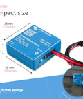 Smart Battery Sense Wireless Voltage And Temperature Monitor For MPPT Solar Chargers Long Range Up To Ten Meters with dimensions