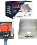 Rag Box Dispenser Rack For The Garage And Shop Aluminum Organizer For Quick One Hand Rag Grabs Paper Towel Storage