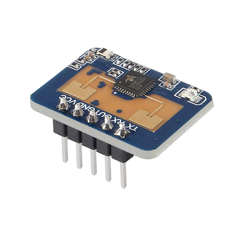 LD2410C Human Presence Radar Module 24GHz Millimeter Wave Sensor with pins, non-contact detection, UART and GPIO output, smart home use