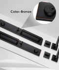 Beefy Heavy Duty Keyed And Dummy Handleset For Dual Door Entry In Pewter Finish With Keyed Alike Left And Right Handed Levers