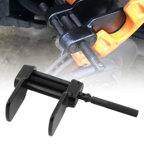 Heavy Duty Brake Caliper Press Tool For Cars And Motorcycles Disc Brake Pad Spreader Piston Compressor That Makes Caliper Piston Retraction Quick Easy Beefed Up And Safe With Universal Fit installed on a vehicle brake system