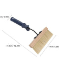 Beast Mode Heavy Duty Wood Stain Brush For Texture And Deck Stain Application with dimensions 31.5cm x 17cm