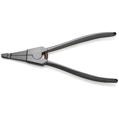 Special Circlip Pliers For Horseshoe Shaped Retaining Rings No Grip Holes Shaft Retaining Devices With Opening Spring, side view.