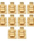 Stainless Steel Toggle Latch Kit With Easy Lift Arm Golden Finish Heavy Duty Box Latch 10 Pcs for closures
