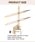 Portable Pottery Throwing Gauge Straight Up Essential For Beginners, size 11.8 by 16.5 inches, wood measuring tool for clay projects.