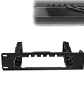Slick Rack Mount Bracket Compatible With TP Link Omada Fusion 2.5G Gateway, compact black steel frame for server racks.